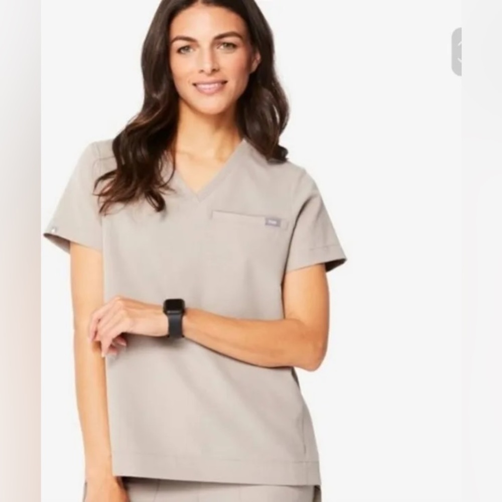 NEW FIGS Scrubs set Bone Zamora Jogger Pants and Catarina One Pocket Top XS